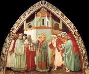 UCCELLO, Paolo Disputation of St Stephen oil painting